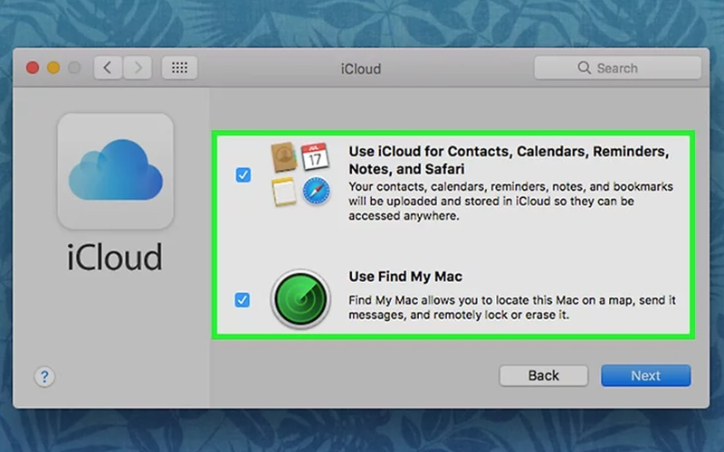 Cách đổi iCloud trên Macbook qua hệ thống bước 3